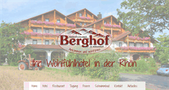 Desktop Screenshot of berghof-almendorf.de