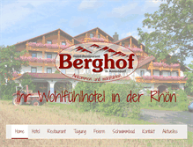 Tablet Screenshot of berghof-almendorf.de